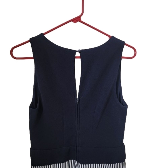 Teeze Me Size 5/6 Navy Blue & White Sleeveless Jumper, Excellent Condition - Picture 7 of 13